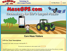 Tablet Screenshot of mazegps.com
